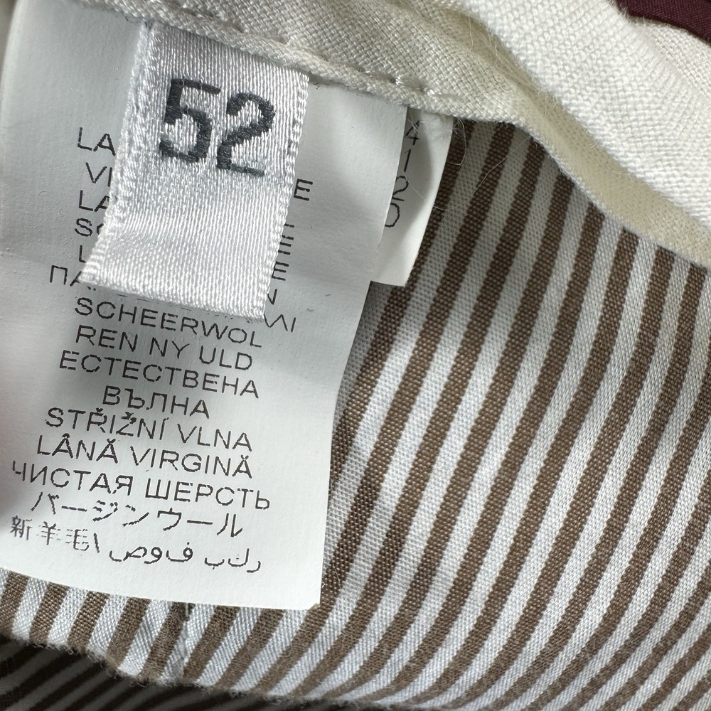 Brunello Cucinelli Gray Pleated Cuffed Wool Men's Trouser 36x26 - Picture 7 of 9